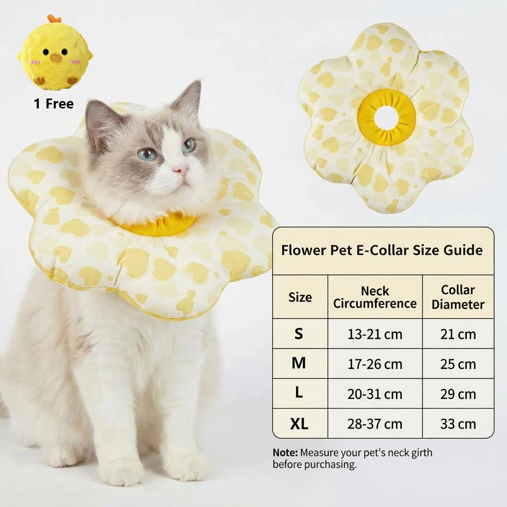 Soft Elizabeth Recovery Collar for Cats Dogs - Anti-Lick Bite Protection Cone