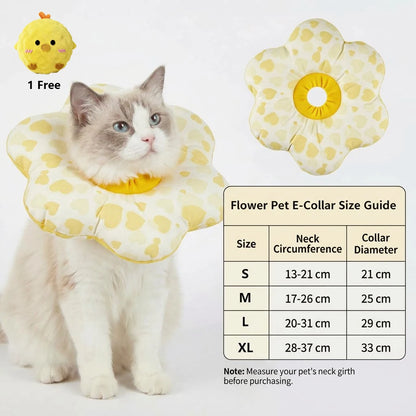 Soft Elizabeth Recovery Collar for Cats Dogs - Anti-Lick Bite Protection Cone