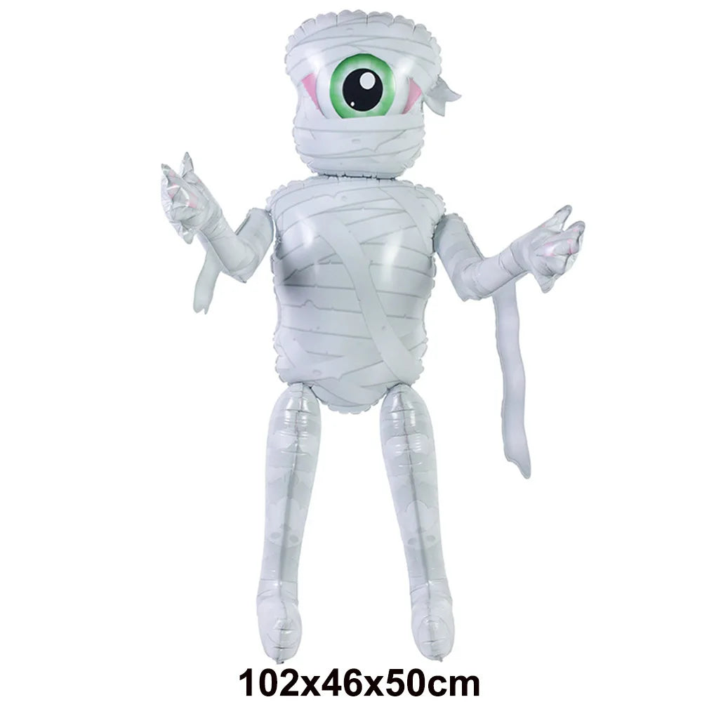 Halloween Decoration Balloons Foil Pumpkin Ghost Dead Tree Witch Mummy Bat Spider Balloon