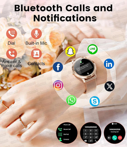 New Smart Watch For Women Gift 1.32 Inch Full Touch Screen