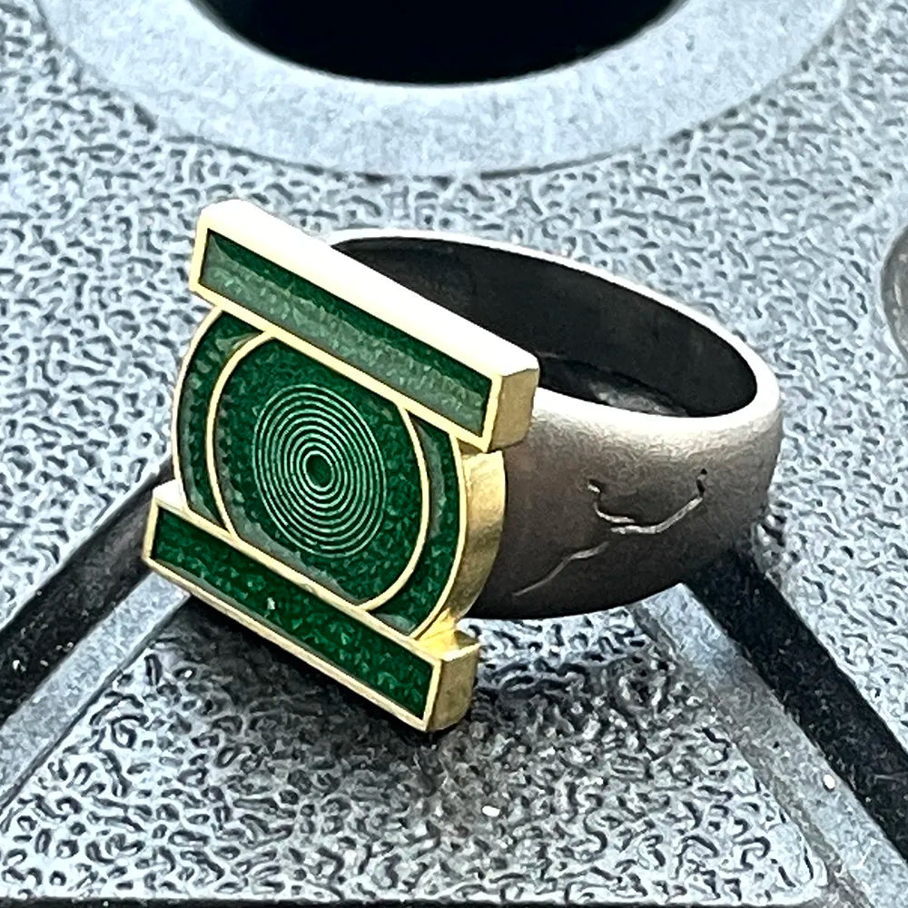 Lanterns Green Lantern Corps Ring Metal Cosplay