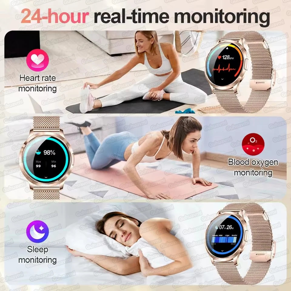 New Smart Watch For Women Gift 1.32 Inch Full Touch Screen