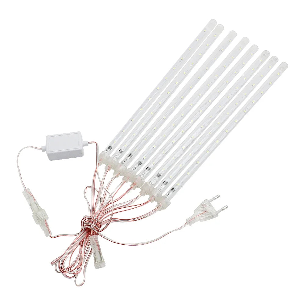 Outdoor LED Meteor Shower Lights Falling Rain Drop