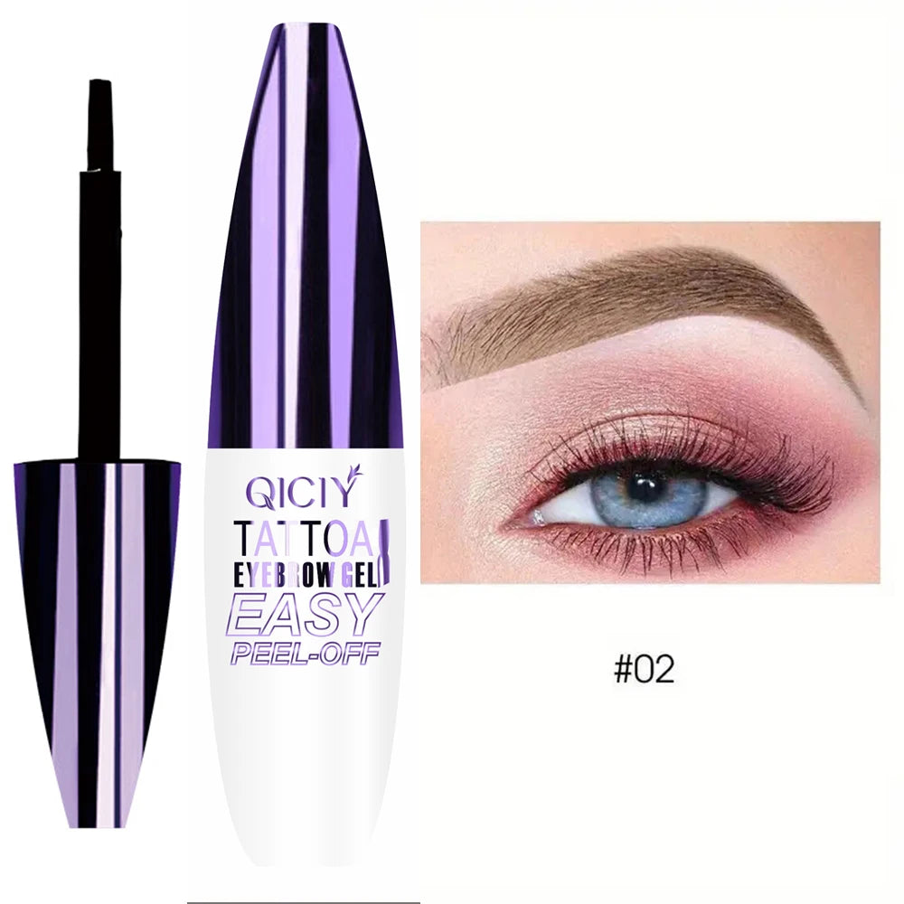 Peel Off Eyebrow Gel Tint Waterproof Long Lasting Semi Permanent