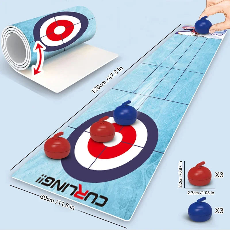 Soccer Curling Board Game - Children Interactive Social Fun Toy