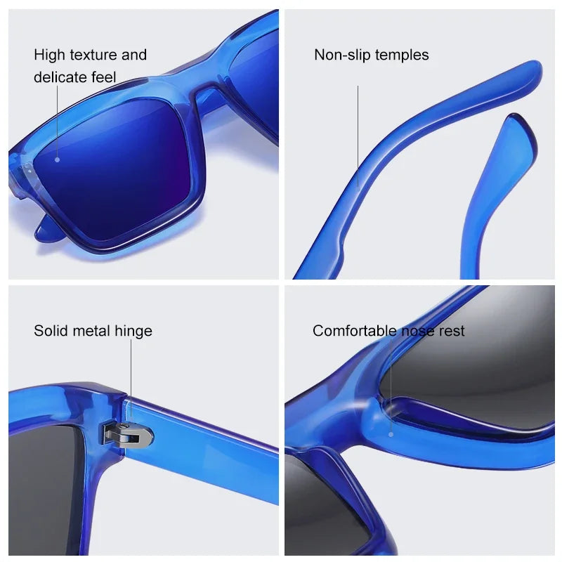 DML New Fashion Women Luxury Brand Square Sunglasses