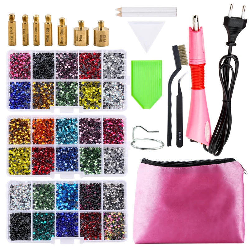 QIAO Hotfix Rhinestones Applicator Tools DIY Craft