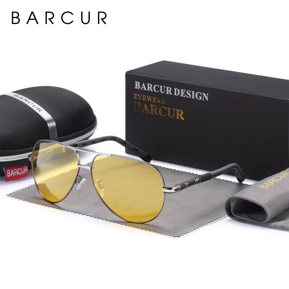 BARCUR Design Polarized Sunglasses for Men Women