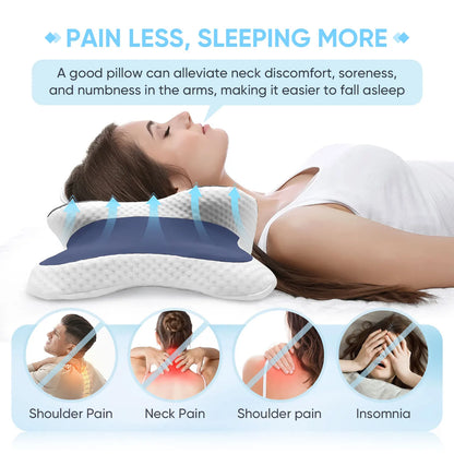 Memory Foam Pillow Cervical Pillow Neck Pain Relief