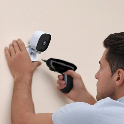 Smart Mini 4K Security Camera Full Color Night Vision