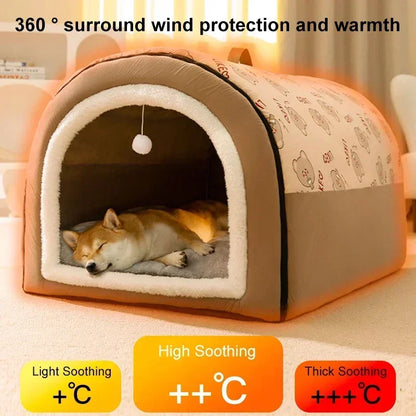 Hot Winter Warm Dog Removable Pet Sleeping House