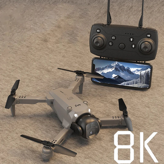 Upgrade E4 Drone 8K HD Dual Camera Professional Aerial