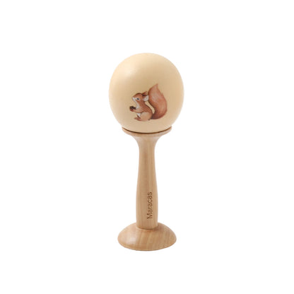 Montessori Wooden Toy Multicolor Xylophone Bell Beads