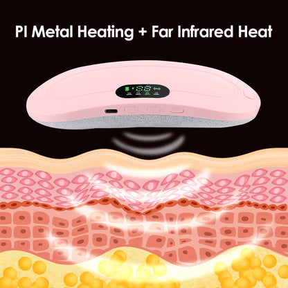 Electric Heating Pad Menstrual Cramp Massager Belt Women