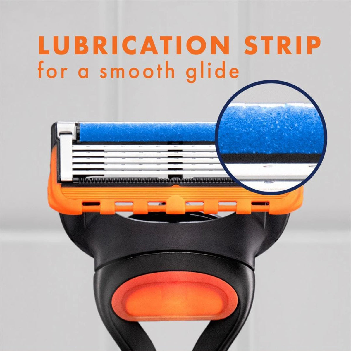 Men's 5-Blade Manual Safety Razor Features 6 layers