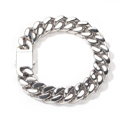 316 Stainless Steel Plated 18k Gold Fashion Hip Hop Bracelet