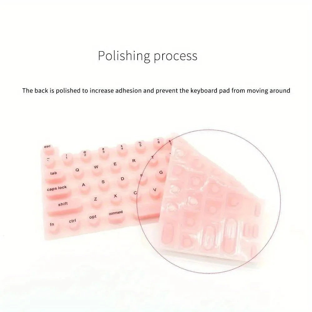Silicone Laptop Keyboard Film Long Nails Convenien Key Caps