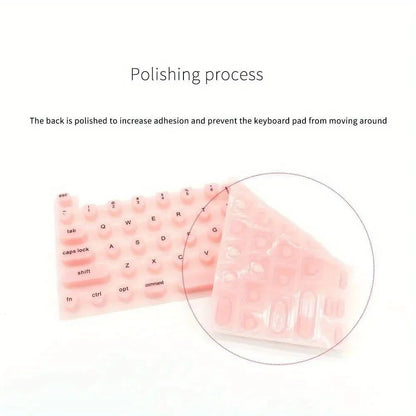 Silicone Laptop Keyboard Film Long Nails Convenien Key Caps