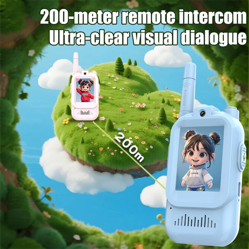Children's Video Walkie Talkies 2 Pack Rechargeable