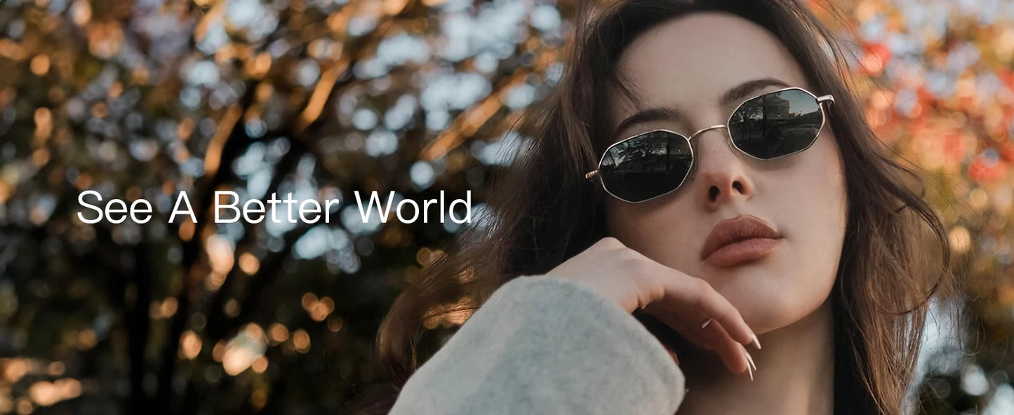 Small Polygon Polarized Sunglasses Anti-Glare