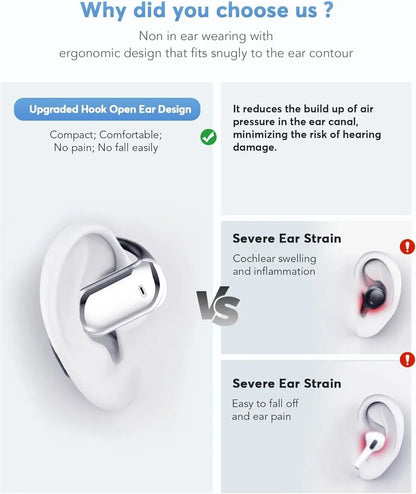 Real Time Translator Headphones AI Language Translation Earbuds