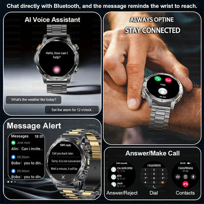 New Military T-Rex 3 Ultra 1000mAh Battery Smart Watch