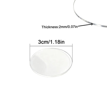 Clear Round Acrylic Sheets Transparent Plexiglass Discs