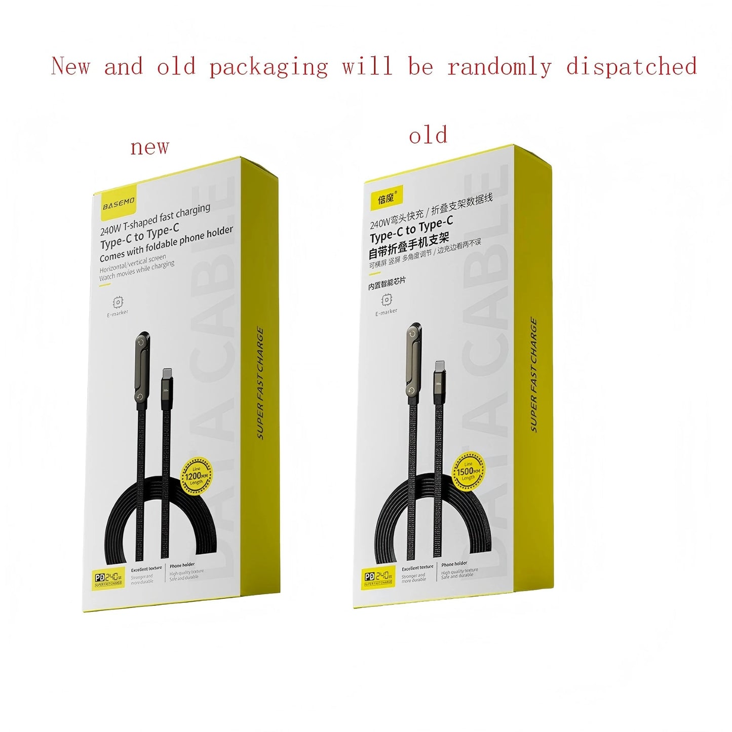 Fast Charging Foldable Bracket Data Cable 2-in-1 Data Wire
