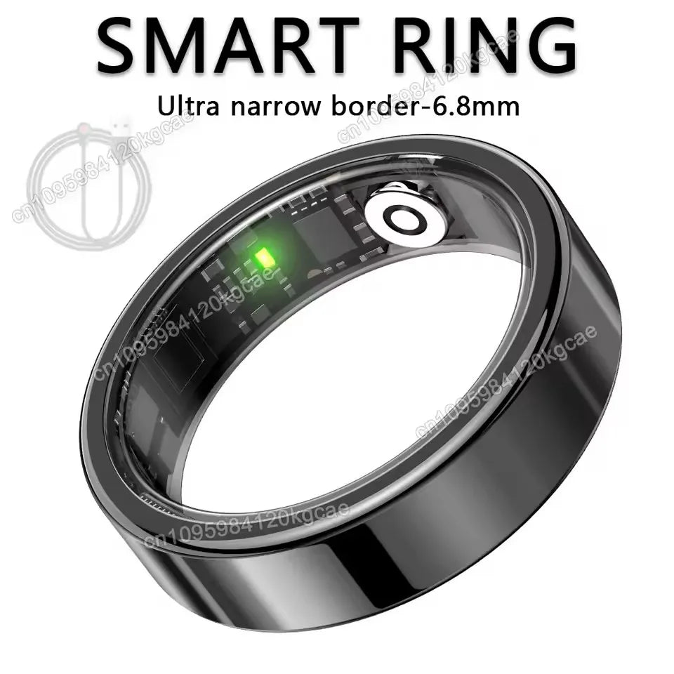 New Smart Ring Heart Rate Blood Pressure Sleep Monitoring