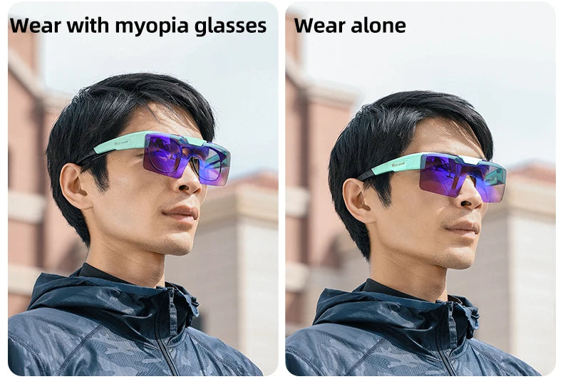 Photochromic Glasses Flip Design Polarized Sunglasses