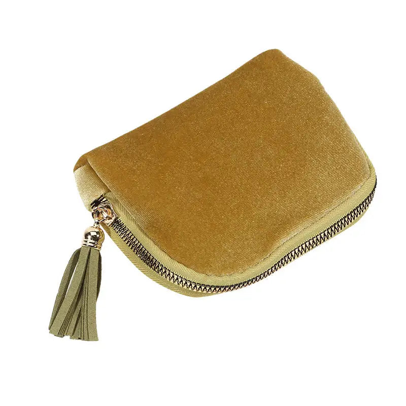 Exquisite Jewelry Storage Bag With Tassel Pendant