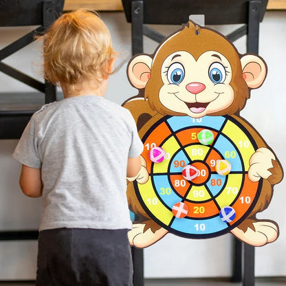 Educational Games Dart Board Baby Toy Stickey Ball Dart