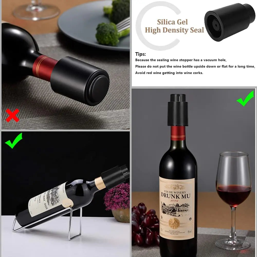 Vacuum Wine Bottle Stopper Sealed Storage Vacuum Wine Stopper