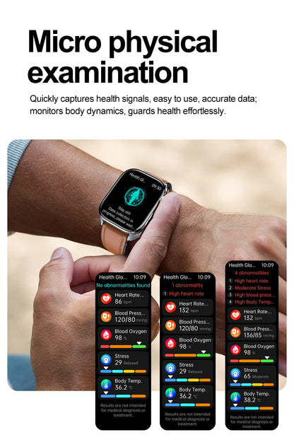 New AI Health Care Accurate detection ECG Smart Watch