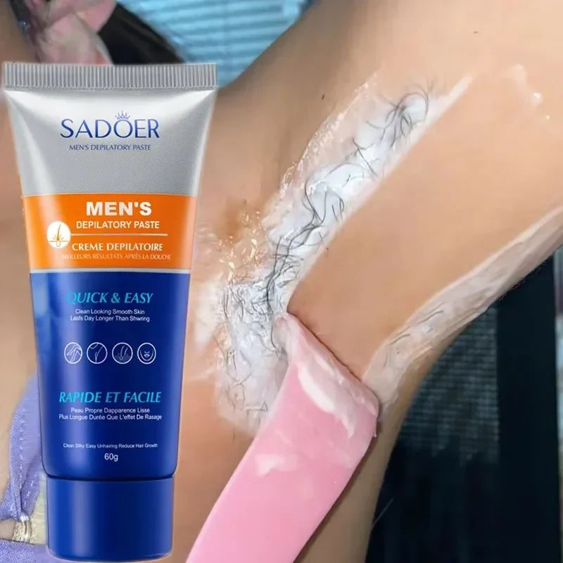 Men's Hair Removal Cream Permanent Epilator Private Area Painless Hair Remover