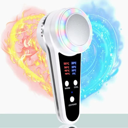 Hot Cold Hammer Cryotherapy Face Care Device Blue Photon