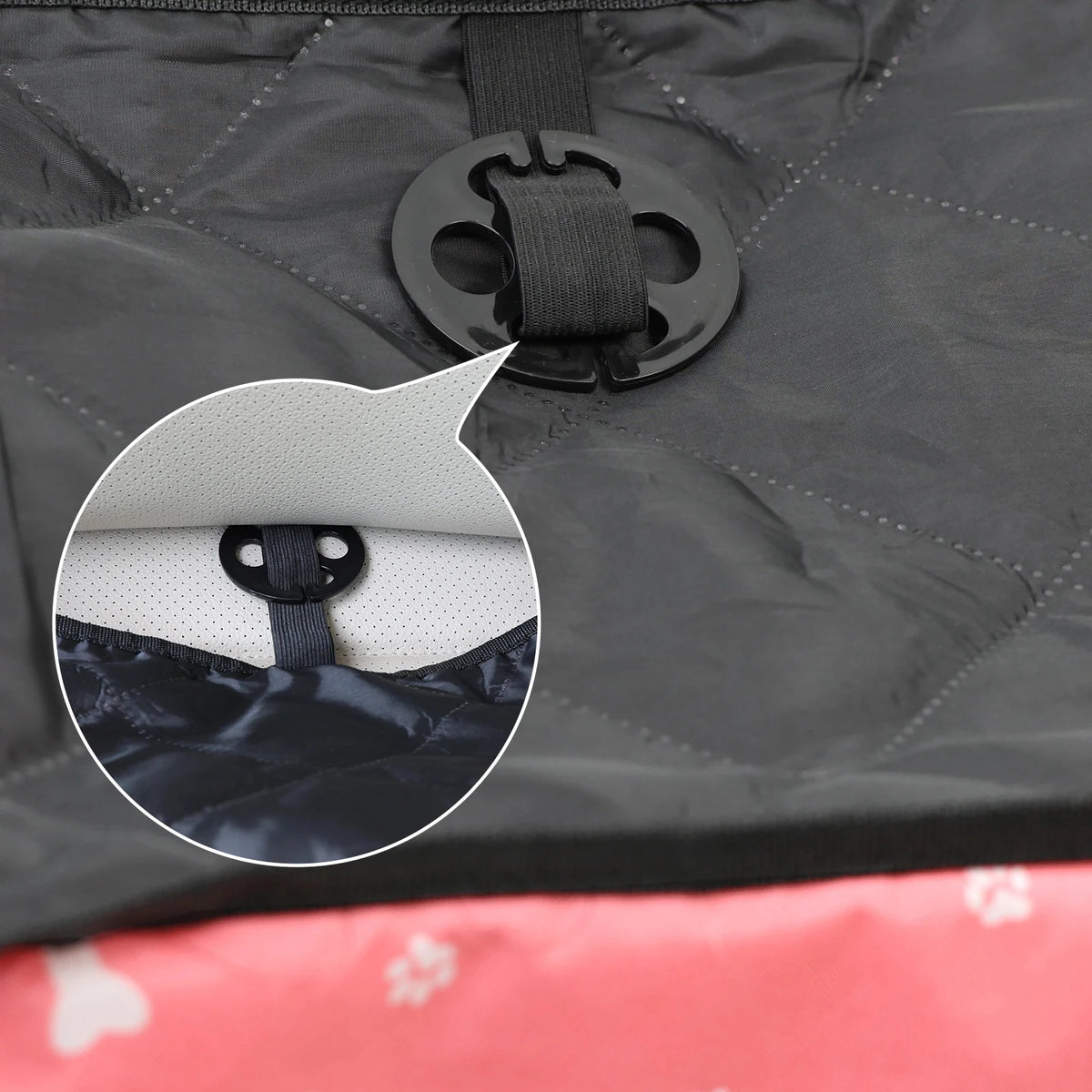 Dog Car Seat with Storage Pocket Travel Dog Bag Cover