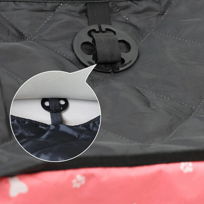 Dog Car Seat with Storage Pocket Travel Dog Bag Cover
