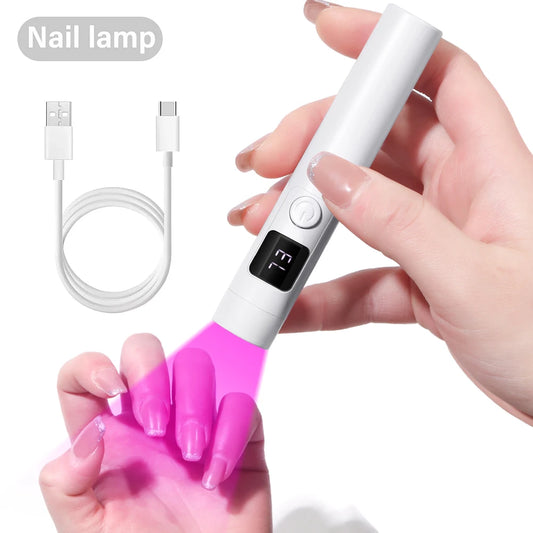 Portable Mini Nail Lamp Salon Quick Dry USB Nail Dryer