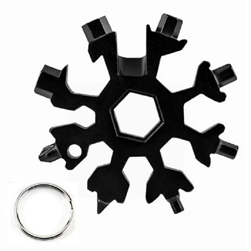 18-in-1 Snowflake Multi-Tool Snowflake Torque Wrench Tools