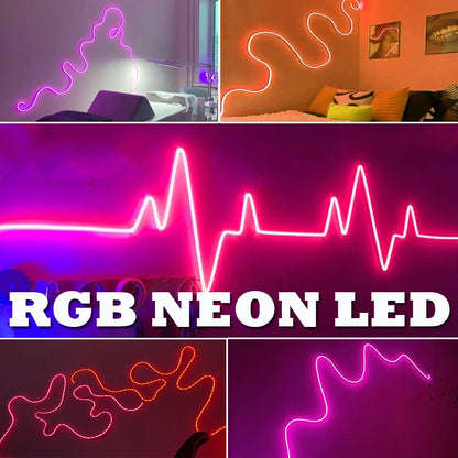 USB LED Neon Rope Lights, RGB Led Strip Lights