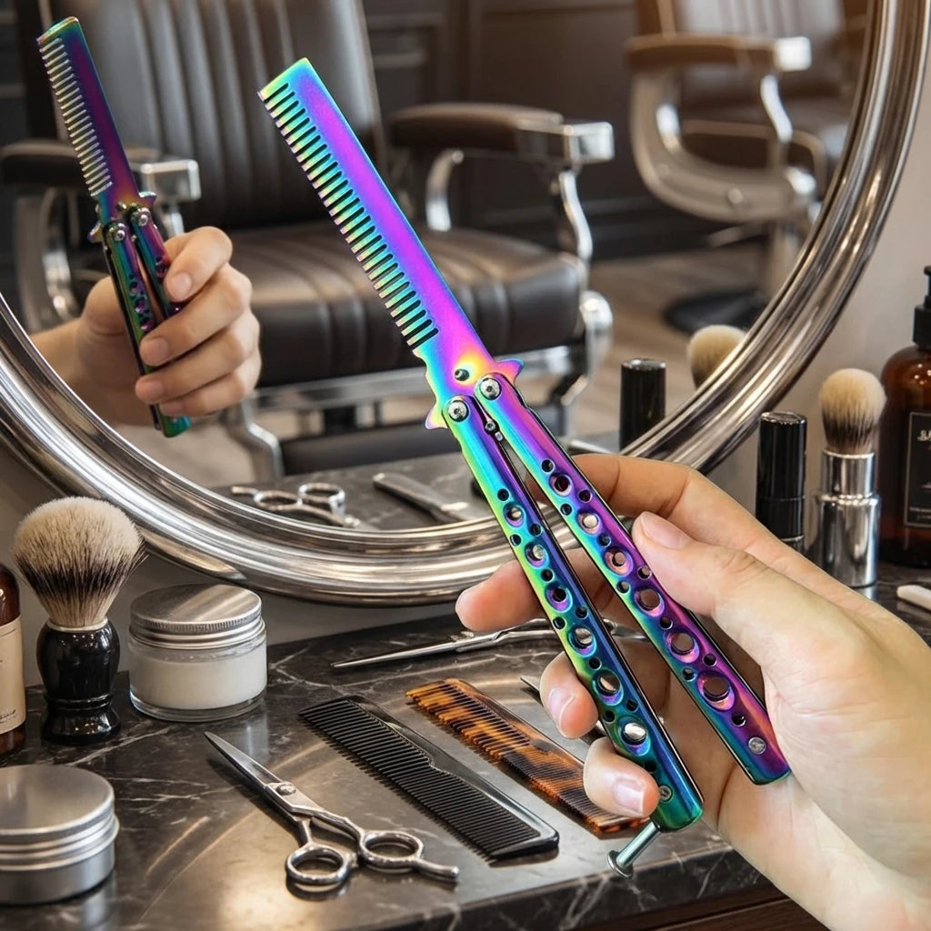 Folding Unsharpened Butterfly Training Outdoor Butterfly Knife