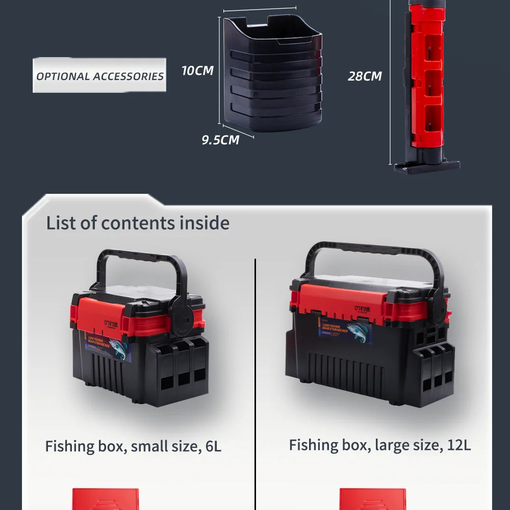 Fishingfans Fishing Box Organizer Multi-function Lure