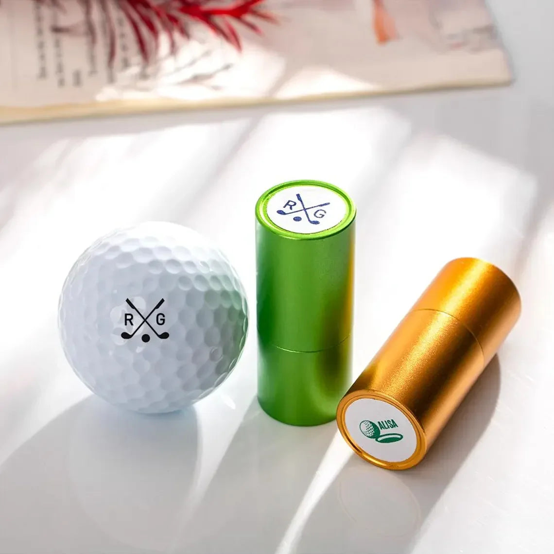 Custom Golf Ball Stamp Personalized Golf Ball Stamp