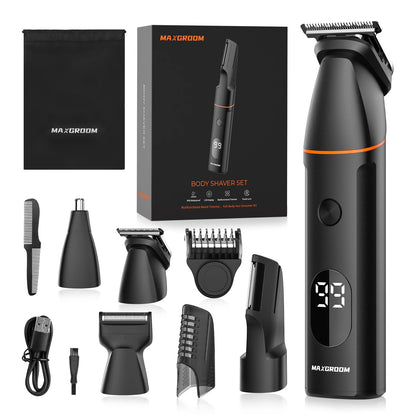 Manscape Body Hair Trimmer 4 in 1 IPX6 Waterproof Beard Trimmer