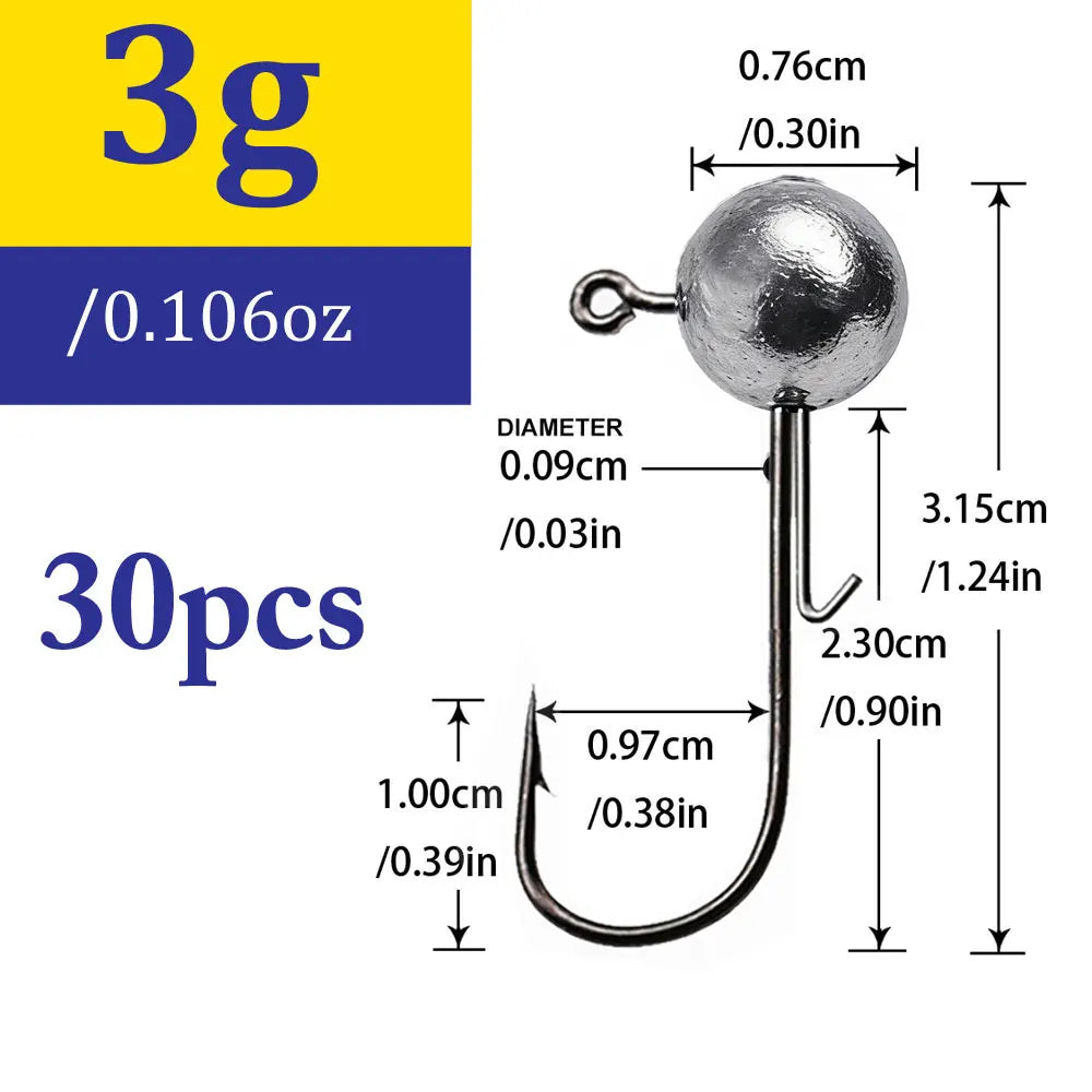 Jig fishing hooks with auxiliary hook,
