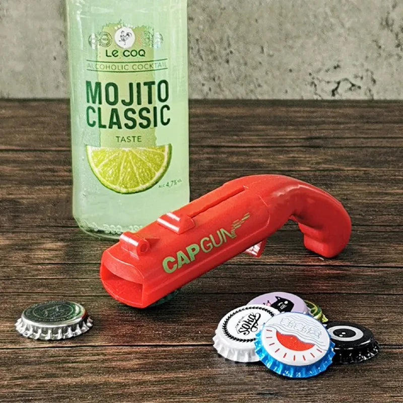 Cap Gun Beer Bottle Opener Portable Opening Gun Cap