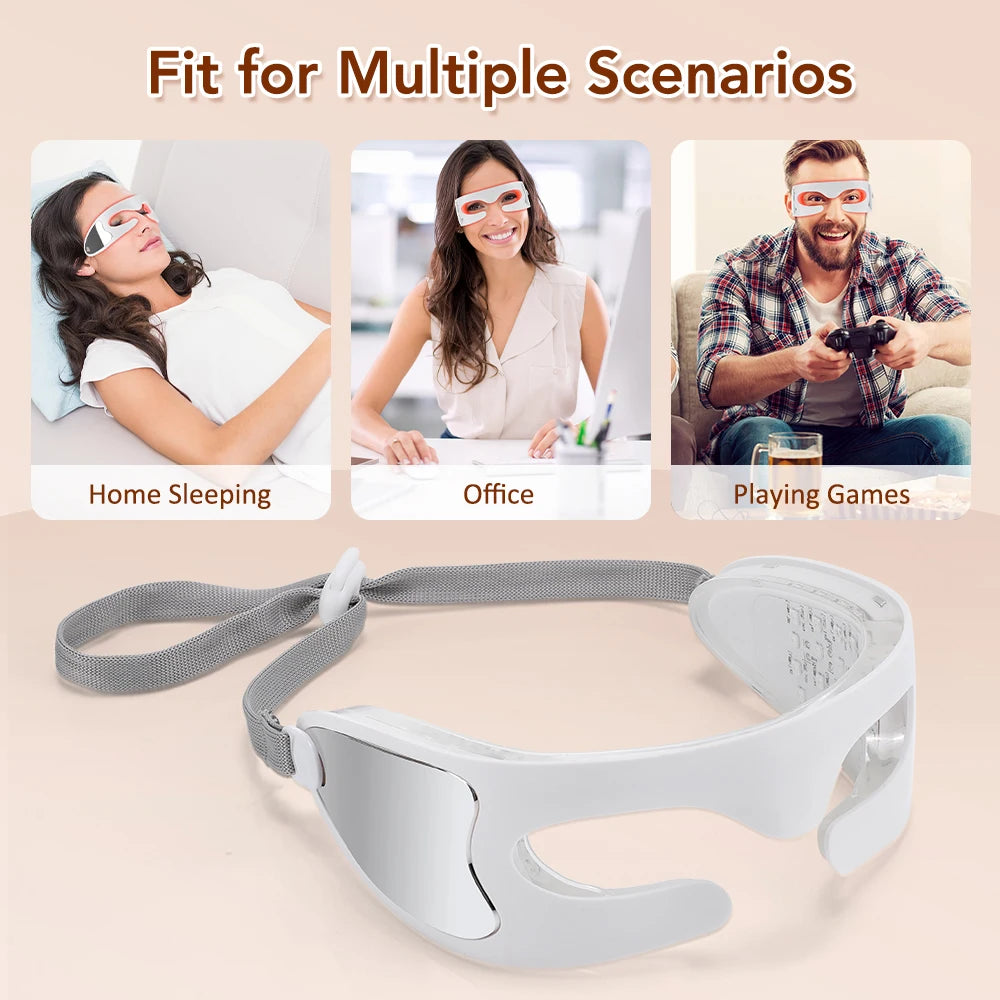 EMS Red Light Eye Massager Eyes Fatigue Relief Relaxation