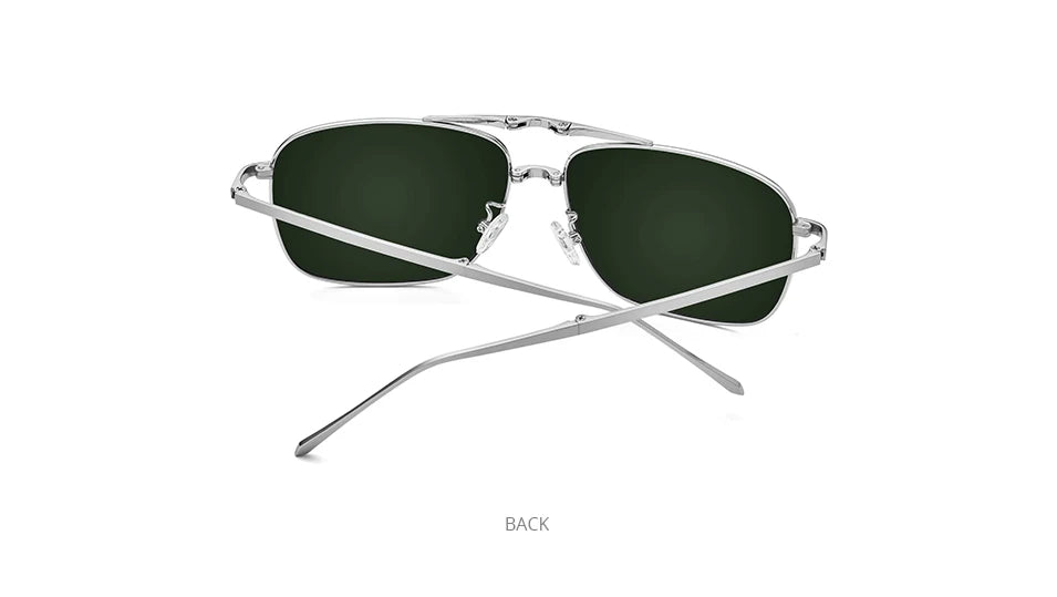 FONEX Pure Titanium Polarized Sunglasses Men Folding