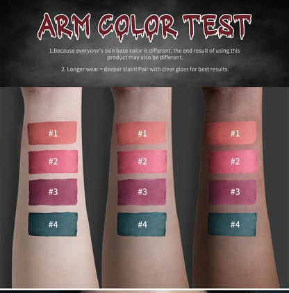 Lip Stain Kiss of Death Bloody Gothic Matte Long Lasting
